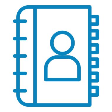 Kitap. Web simgesi basit illüstrasyon