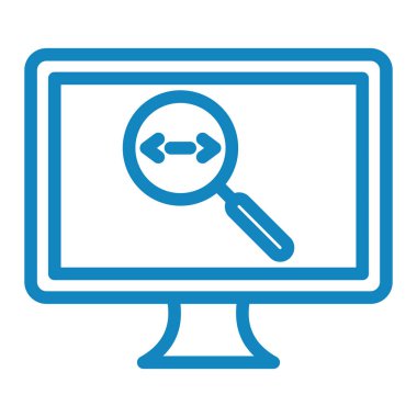 Arama simgesi vektör illüstrasyonu