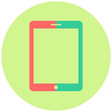 Tablet. Web simgesi basit tasarım