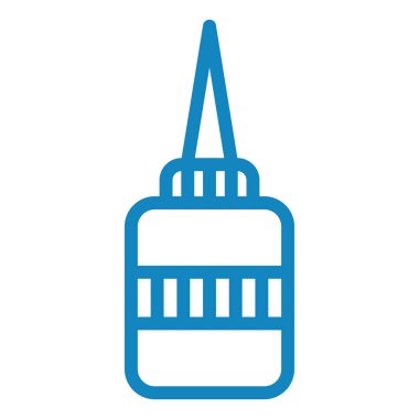 Bir bina simgesinin vektör illüstrasyonu