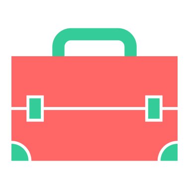 Çanta. Web simgesi basit tasarım