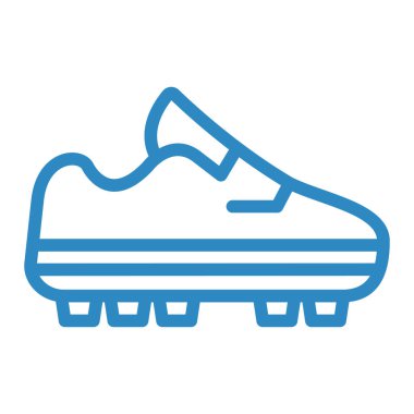 Spor ayakkabı. Web simgesi basit illüstrasyon