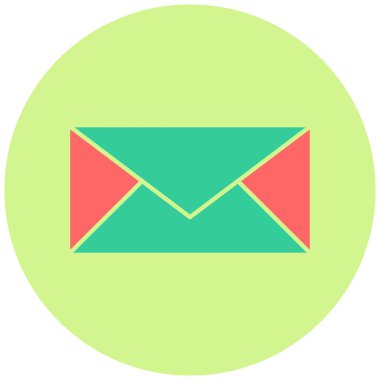 zarf simgesi vektör illüstrasyonu