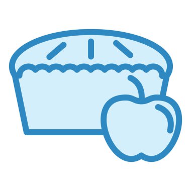 yiyecek ve sağlık ikonu vektör illüstrasyonu