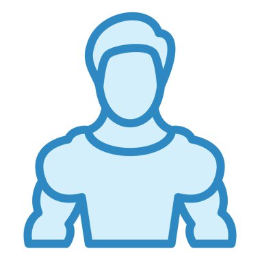 Antrenör. Web simgesi basit illüstrasyon 