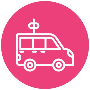 - Araba. Web simgesi basit illüstrasyon