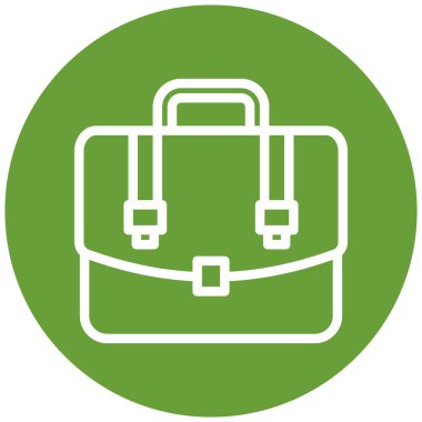 Çanta. Web simgesi basit illüstrasyon