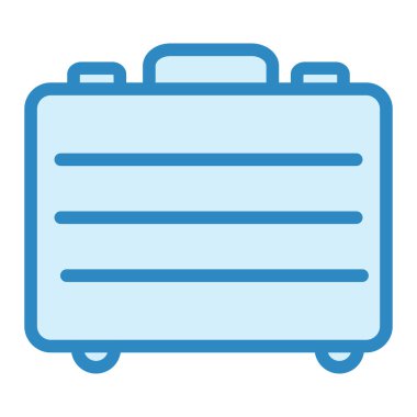 Çanta. Web simgesi basit tasarım