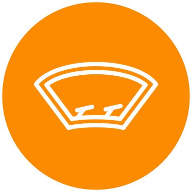 Bir spor simgesinin vektör illüstrasyonu