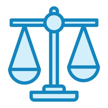 Denge. Web simgesi basit illüstrasyon