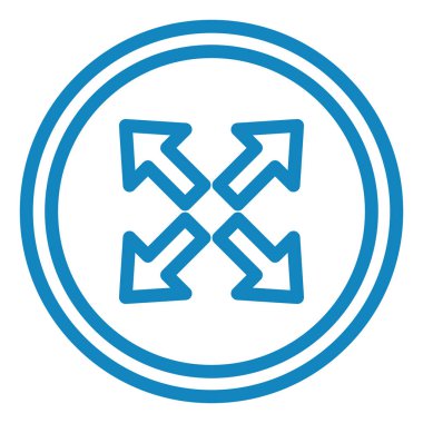 ok simgesi vektör illüstrasyonu