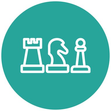 Oyun simgesinin vektör illüstrasyonu