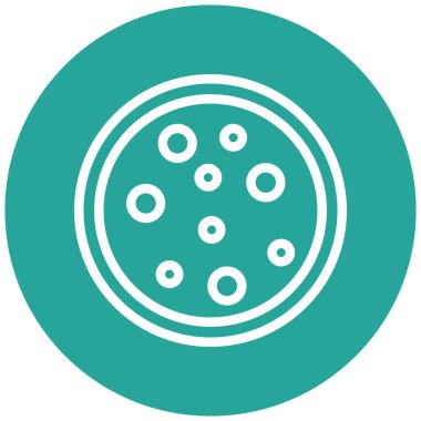 pizza. Web simgesi basit illüstrasyon