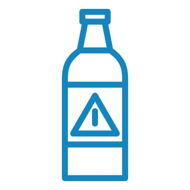 Şişe. Web simgesi basit tasarım