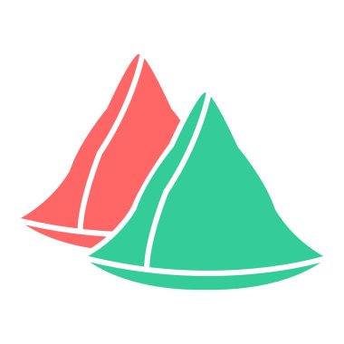 dağ ikonu vektör illüstrasyonu