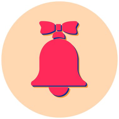 Zil. Web simgesi basit illüstrasyon