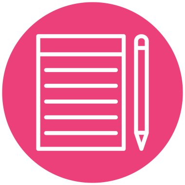 Belge. Web simgesi basit illüstrasyon