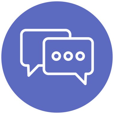 Konuş. Web simgesi basit illüstrasyon