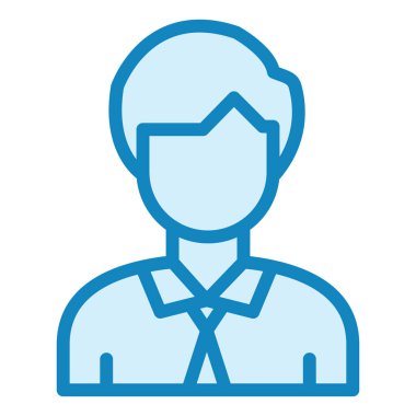 avatar. Web simgesi basit illüstrasyon