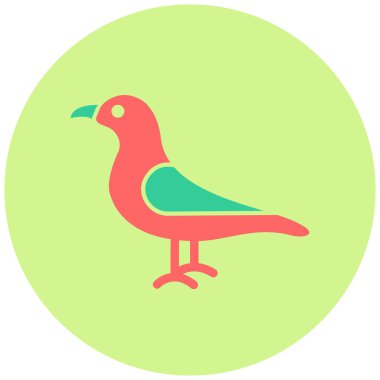 Martı vektör simgesi işareti