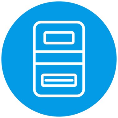 Modern b 'nin vektör illüstrasyonu eksik simgesi