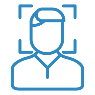 avatar. Web simgesi basit illüstrasyon