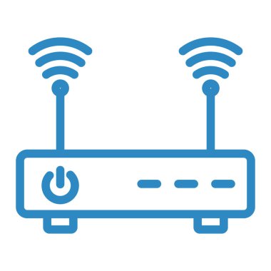 Yönlendirici. Web simgesi basit illüstrasyon