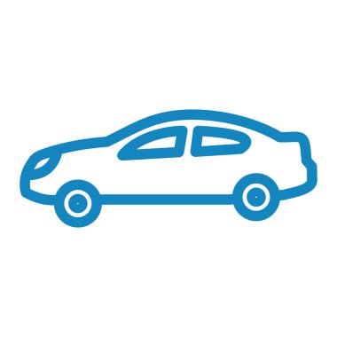 araba simgesi vektör illüstrasyonu