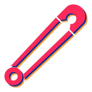 Tek izole edilmiş kanca simgesinin vektör illüstrasyonu