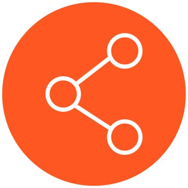 Paylaş. Web simgesi basit illüstrasyon