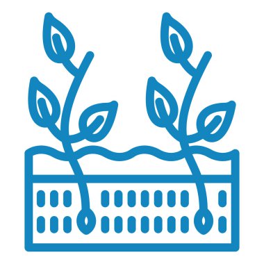 bitki simgesi vektör illüstrasyonu