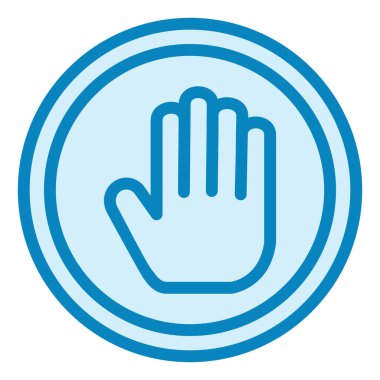 Kes şunu! Web simgesi basit tasarım 