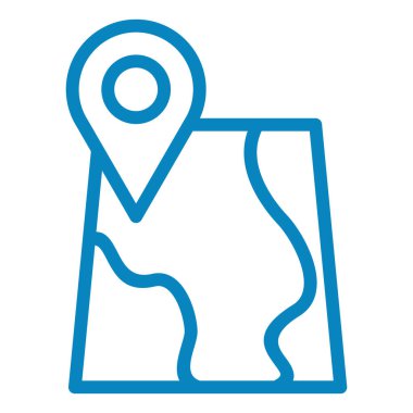 Harita iğnesi. Web simgesi