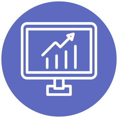 vektör lcd simgesi illüstrasyonu