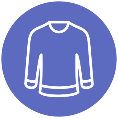 Kıyafetler. Web simgesi basit illüstrasyon