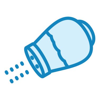 Tuz. Web simgesi basit illüstrasyon 