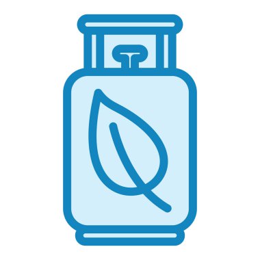 Biyo Gaz modern ikon vektör illüstrasyonu  