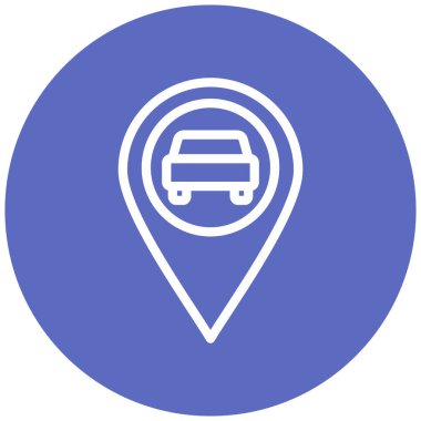 konum. Web simgesi basit illüstrasyon