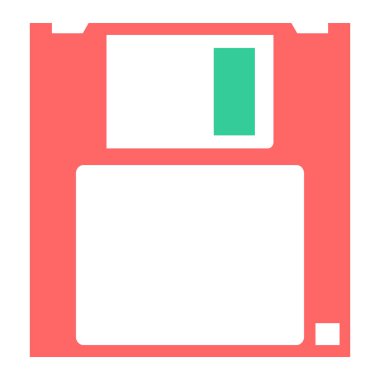 Disket disket. Basit resimleme