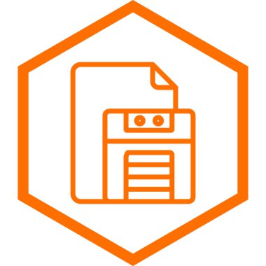 dosya biçimi simgesi, vektör illüstrasyonu