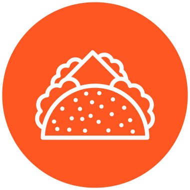 yiyecek ve içecek ikonu, vektör illüstrasyonu  