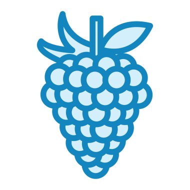 üzüm ikonu vektör illüstrasyonu 
