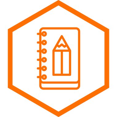 kalem simgesi vektör illüstrasyonu