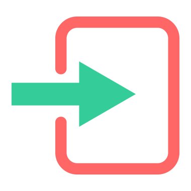 Ok. Web simgesi basit tasarım