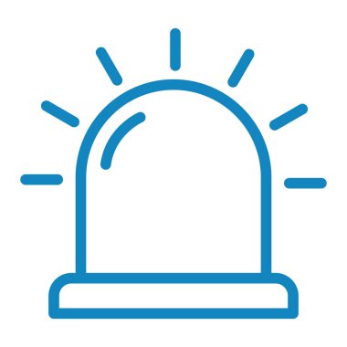 Alarm simgesi vektör illüstrasyonu