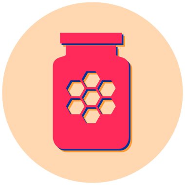 Tatlım. Web simgesi basit illüstrasyon