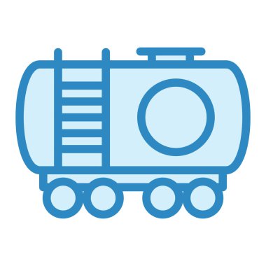 Petrol Tankı modern ikon vektör çizimi