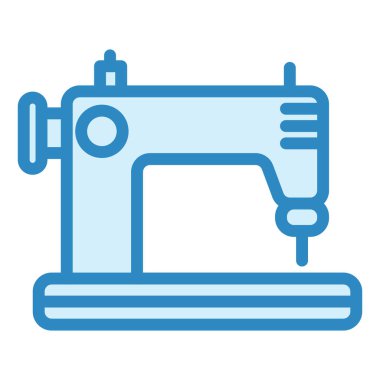 Dikiş makinesi modern simge vektör çizimi 