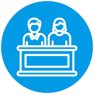 İş ve finans simgesinin vektör illüstrasyonu