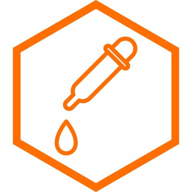 Damlalık vektör simgesi. Tarzıdır bicolor düz sembolü, yumuşak mavi renkler, yuvarlak açılar, beyaz arka plan.